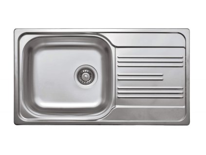 DEANTE - Xylo nerez dekor - Nerezový dřez, 1 - bowl s odkapávačem ZEX_3113