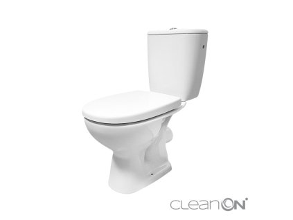 CERSANIT - WC KOMBI 613 ARTECO 010 3/5 NEW CLEANON + DUROPLAST SEDÁTKO SOFTCLOSE K667-052