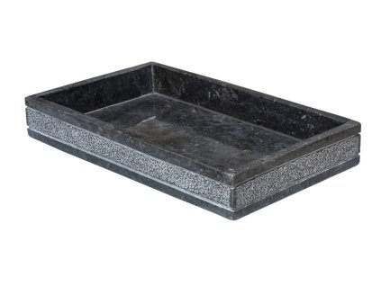 POSH miska, mramor, šedá