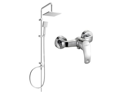 MEXEN/S - Tord sprchový sloup včetně sprchové baterie Fabia, chrom 746540200-00