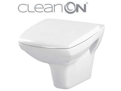 CERSANIT - ZÁVĚSNÁ MÍSA CARINA NEW CLEANON + SEDATKO K31-046+K98-0069