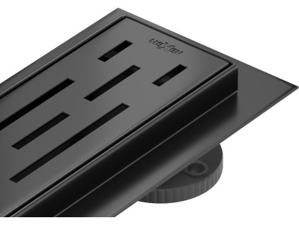 MEXEN/S - Plochá M01 odtokový žlab 80 cm černá 1720080-15