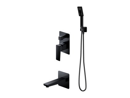 OMNIRES - PARMA podomítková sprchová baterie černá mat /BLM/ SYSPMW01BL
