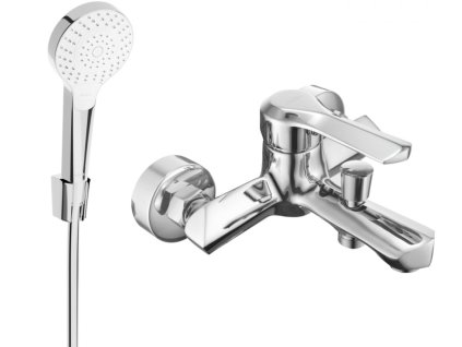 MEXEN/S - Saber R05 vanová baterie se sprchovou soupravou, chrom 7213R05-00