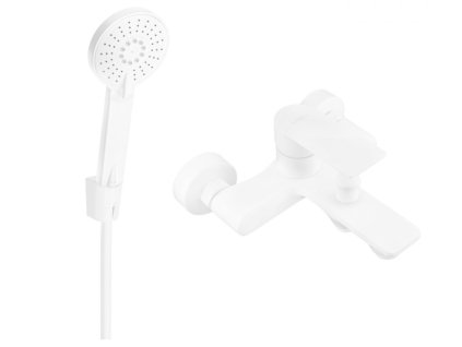 MEXEN/S - R40 Royo vanová baterie se sprchou set, bílá 7223R40-20