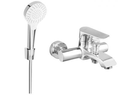 MEXEN/S - Pecos R05 vanová baterie se sprchovou soupravou, chrom 7273R05-00