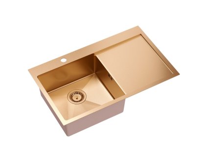 Quadron - Ocelový dřez RUSSEL 111 Copper HB7912PVDBSC1
