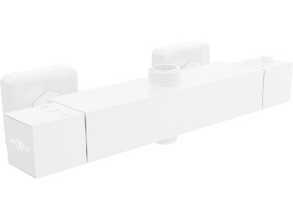 MEXEN - CUBE termostatická sprchová baterie 3/4" + 1/2", bílá 77250-20