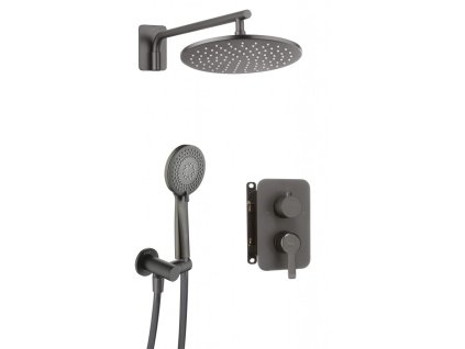 DEANTE - Arnika titan - Sprchový set pod omítku, s baterií BOX BXYZDQAM