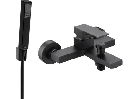 MEXEN/S - Uno R77 vanové baterie s příslušenstvím, černá 7143R77-70