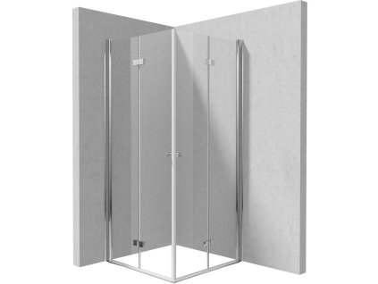 DEANTE - Sprchový kout Kerria Plus chrom, čtvercová, 90x90 cm KKN0X09X09