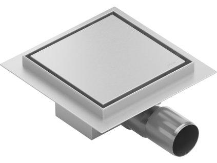 MEXEN - Flat podlahová vpusť čtverec 12x12 cm chrom 1010012