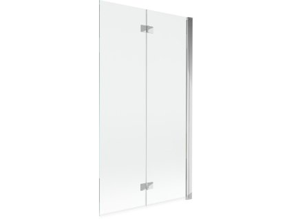 MEXEN - MIST vanová zástěna 100x150 cm 6mm 2-s, chrom, čirá, pravá 8A9-100-002-01-00-P