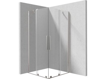 DEANTE - Sprchový kout Prizma chrom, čtvercová, 90x90 cm KPN0P09P09