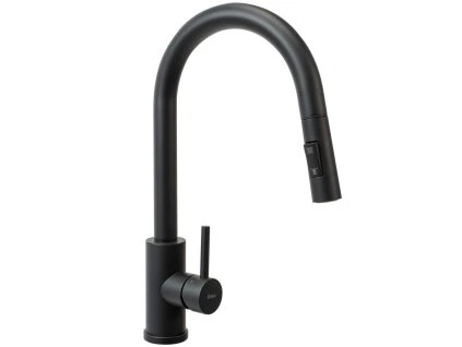 REA - Baterie dřezová Fresh černá mat REA-B9147