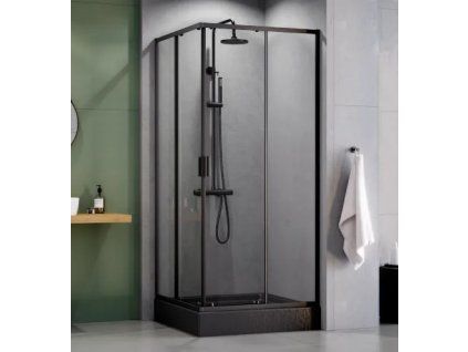 set stvorcovy kut zarya black vanicka oskar stone effect