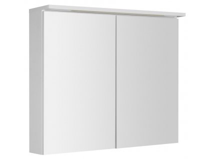 KAWA STRIP Galérka s LED osvetlením 80x70x22cm, biela