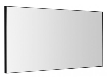 AROWANA zrkadlo v ráme, 1200x600mm, čierna mat