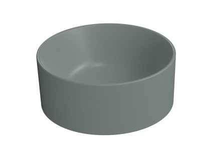 KUBE X keramické umývadlo na dosku, priemer 32cm, agave mat