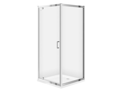 CERSANIT - KOUT ČTVEREC 90x90X190 TRANSPARENT SKLO S154-006+S154-008