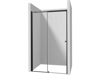 DEANTE - Kerria Plus nero Sprchové dveře, 160 cm - posuvné KTSPN16P