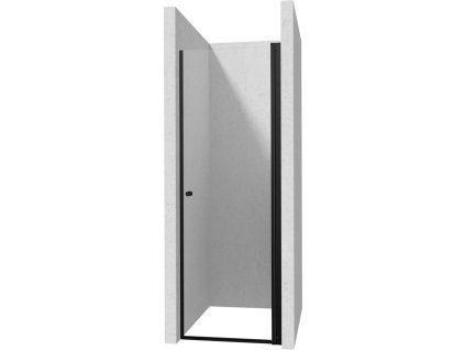 DEANTE - Kerria Plus nero Sprchové dveře bez stěnového profilu, 70 cm KTSWN47P