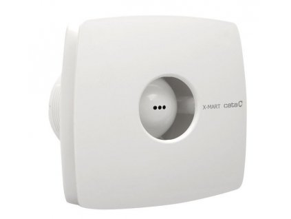 X-MART 10T kúpeľňový ventilátor axiálny s časovačom, 15W, potrubie 100mm, biela
