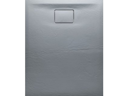 ACORA sprchová vanička,litý mramor,obdĺžnik 120x80x2,9cm, šedá,dekor kameň