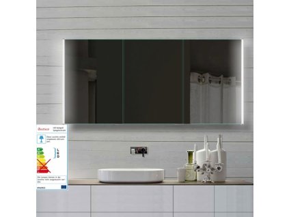 Kúpeľňová galerka s LED osvetlením 1600x720x130mm