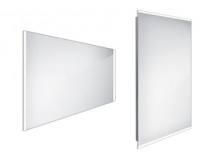 Zrcadlo s LED osvětlením na bočních stranách, rozměr: 1000x700 mm (nimZP-11004)