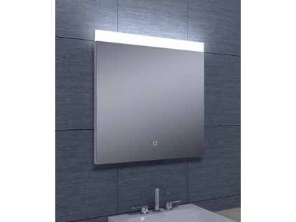 Zrkadlo s LED osvetlením a nastaviteľnou teplotou svetla, 600x600x30mm