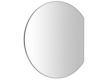 DARA CUT LED podsvietené zrkadlo 20W, ø 100x90cm, vykurovacia fólia