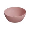 PURA keramické umývadlo na dosku, Ø 42cm, blush mat