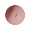 PURA keramické umývadlo na dosku, piemer 40cm, blush mat