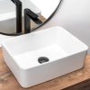 REA - Umyvadlo na desku Anita Mini 41x31 bílá REA-U0952