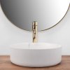 REA - Umyvadlo na desku Sami Marble 36x36 bílá REA-U8703