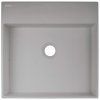 DEANTE - Correo metallic grey Granit umyvadlo na desku - 400x400 mm CQR_SU4S
