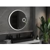 MEXEN - Ella zrcadlo s osvětlením s kosmetickým zrcátkem, 90 cm, LED 600 9811-090-090-611-00
