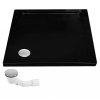 REA - Sprchový kout City  90x90 Black Bez sprchové vaničky REA-K6446