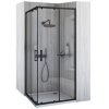 REA - Sprchový kout City  90x90 Black Bez sprchové vaničky REA-K6446