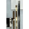 REA - Spádová lišta pravá, 140cm černá REA-K3220