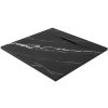 REA - Sprchová vanička Bazalt CARRARA BLACK 90x90 REA-K7003