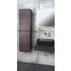 MORIAN vysoká skrinka 35x140x30cm, dub čierny