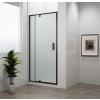 EASY BLACK otočné sprchové dvere 760-900mm, sklo Brick