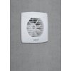 UC-10 TH kúpeľňový ventilátor axiálny s automatom, 8W, potrubie 100mm, biela