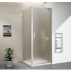 SIGMA SIMPLY štvorcová sprchová zástena pivot dvere 800x800mm L/P varianta, Brick sklo