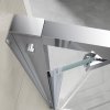 SIGMA SIMPLY štvorcová sprchová zástena pivot dvere 800x800mm L/P varianta, Brick sklo