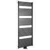TONDI vykurovacie teleso 600x1690 mm, stredové pripojenie, čierna mat