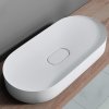 REA - Umyvadlo  IRIS 71 CM White na desku - konglomerát REA-U4305