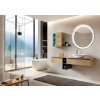Tutumi - Zrcadlo LED 60cm MMJ BRUSH SILVER HOM-06505